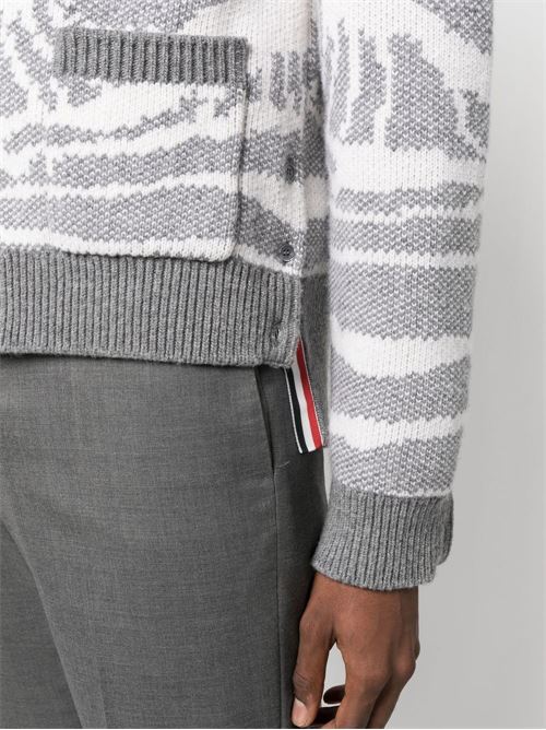 Wool cardigan THOM BROWNE | MKC481AY1007055